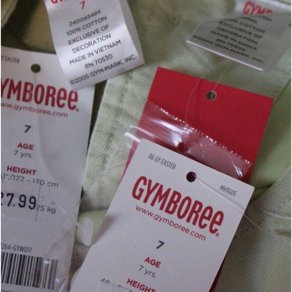 2006 Gymboree 4pc Easter Garden Bloom Outfit sz 7 Shirt Pants Glasses Clip Bow - Picture 12 of 12